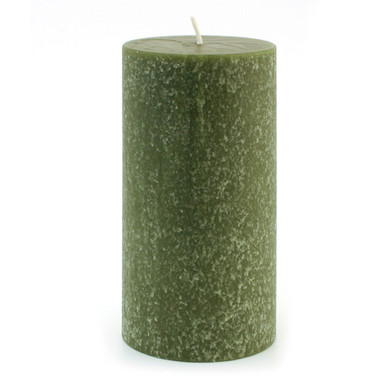 Root Timberline Pillar Candle, 3x6" Dark Olive (33672)