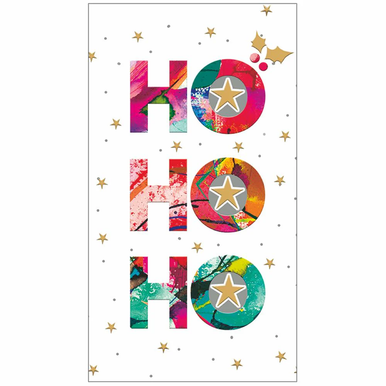 Paperproducts Design Guest Towel Napkins, Ho Ho Ho - 2 Packs (341002472)