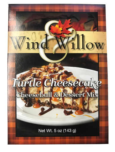 Wind & Willow Cheeseball & Dessert Mix, Turtle Cheesecake - Set of 2 (34131)