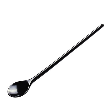Gourmac 11" Melamine Round Mixing Spoon, Black (3521BK)