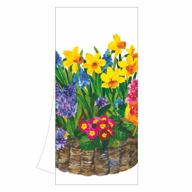 Paperproducts Design Kitchen Towel, Spring Basket (35231)