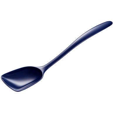Gourmac 11" Melamine Flat-Front Spoon, Cobalt Blue (3524CB)