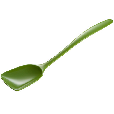 Gourmac 11" Melamine Flat-Front Spoon, Lime Green (3524GR)