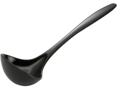 Gourmac 11.25" Melamine Soup Ladle, Black (3525BK)