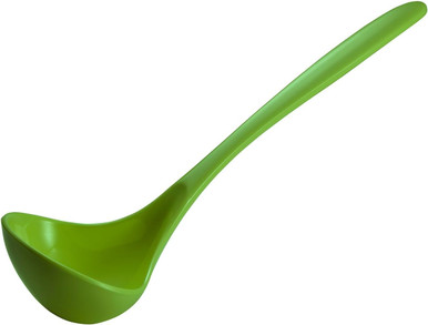 Gourmac 11.25" Melamine Soup Ladle, Lime Green (3525GR)