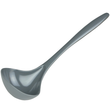 Gourmac 11.25" Melamine Soup Ladle, Steel Gray (3525GY)