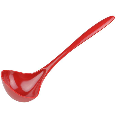Gourmac 11" Melamine Soup Ladle, Red (3525RD)