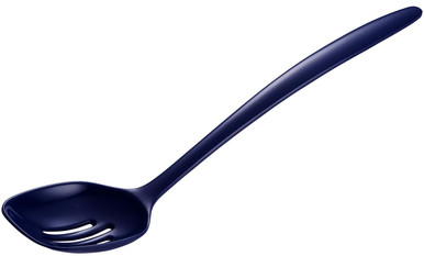 Gourmac 12" Melamine Slotted Spoon, Cobalt Blue (3532CB)