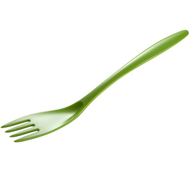 Gourmac 12.5" Melamine Fork, Lime Green (3530GR)