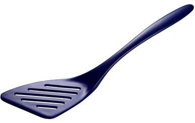 Gourmac 12.5" Melamine Slotted Turner, Cobalt Blue (3541CB)