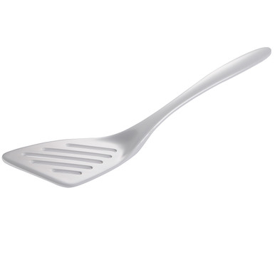 Gourmac 12.5" Melamine Slotted Turner, White (3541WH)