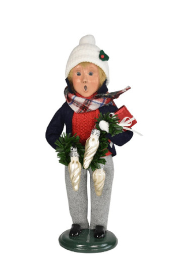 Byers' Choice Caroler, Ornament Family Boy (4252B)