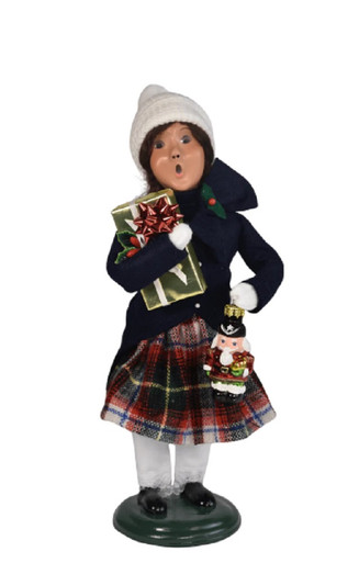 Byers' Choice Caroler, Ornament Family Girl (4252G)