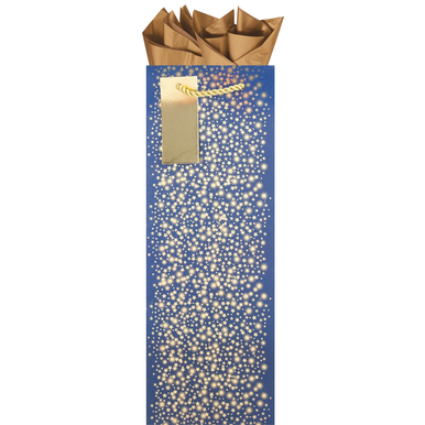 The Gift Wrap Company Bottle Bag, Midnight Sky (4324-05)