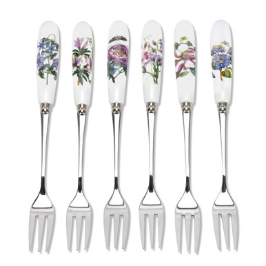 Portmeirion Botanic Garden Pastry Forks, Set of 6 (436152)