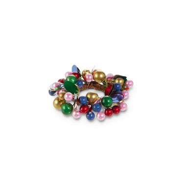 RAZ Imports Bright Bead Candle Ring - 3.5" (4510111)