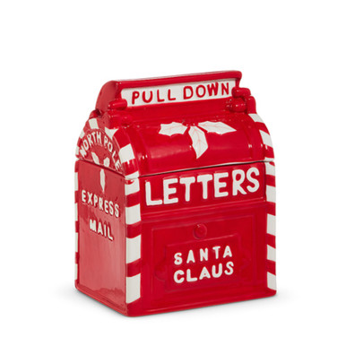 RAZ Imports 9.5" Santa's Mail Box Cookie Jar (4512181)