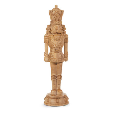 RAZ Imports 20" Natural Nutcracker with Crown Hat (4512211A)