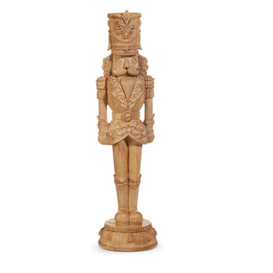 RAZ Imports 20" Natural Nutcracker with Top Hat (4512211B)