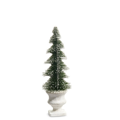 RAZ Imports 14" Bottle Brush Tree in Urn (4516690B)