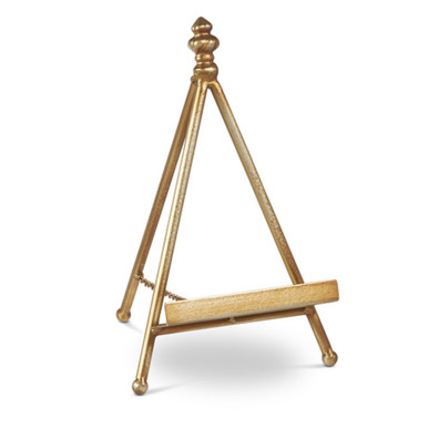 RAZ Imports 10" Antique Gold Easel (4521368)