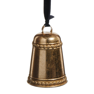 RAZ Imports 7" Gold Bell Ornament (4550802)