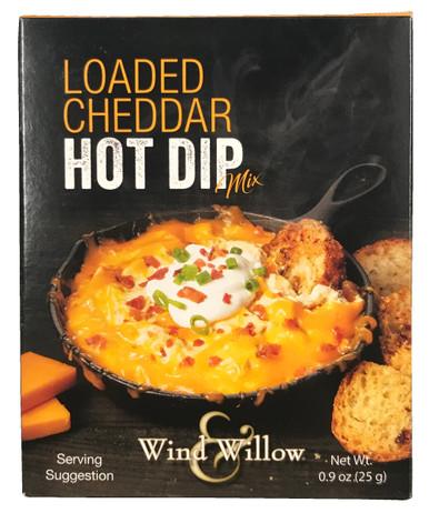 Wind & Willow Hot Dip Mix, Loaded Cheddar - Set of 2 (46001)