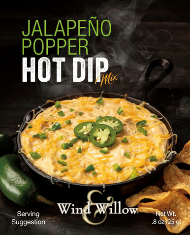 Wind & Willow Hot Dip Mix, Jalapeno Popper - Set of 2 (46015)