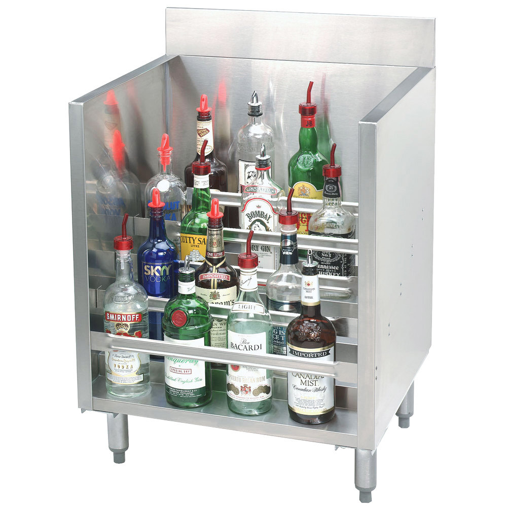 Advance Tabco CRLR-12 Stainless Steel Liquor Display Cabinet - 12" x 21"