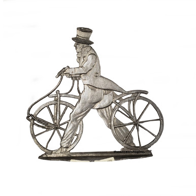 Alexander International Man On Bicycle Ornament