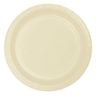 CEG Paper Banquet Plates, Ivory (50161B)