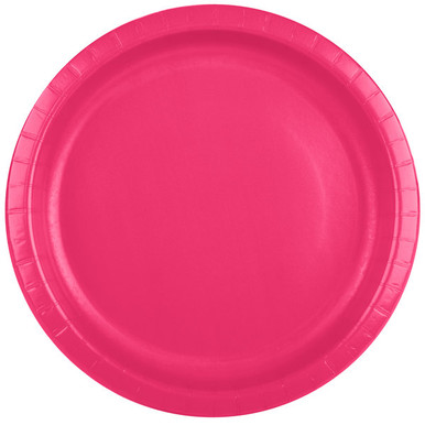 CEG Paper Banquet Plates, Hot Magenta (50177B)