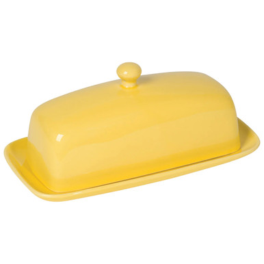 Now Designs Rectangular Butter Dish, Lemon (5037006)