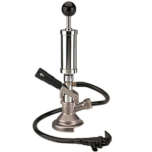 Micro Matic 751-059 4" Chrome Party Pump with Tin-Nickel Plated Coupler - "A" System