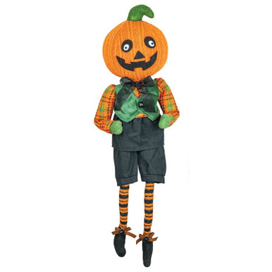 Hanna's Handiworks Dangle Leg, Plaid Pumpkin - Boy (55025A)