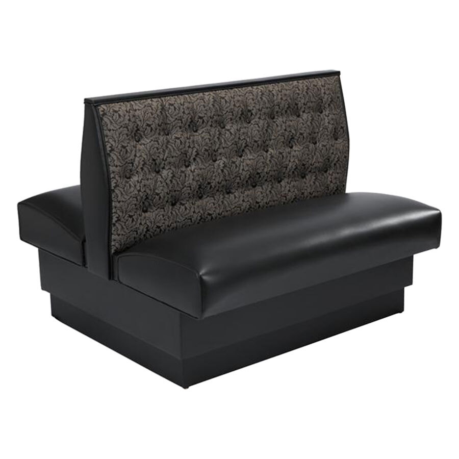 American Tables & Seating 46" Long Double Button Tufted Back Booth - 42" High