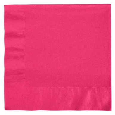 CEG Paper Luncheon Napkins, Hot Magenta (58177B)