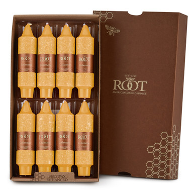 Root Timberline Collenette Candles 5", Butterscotch - Box of 8 (595380)
