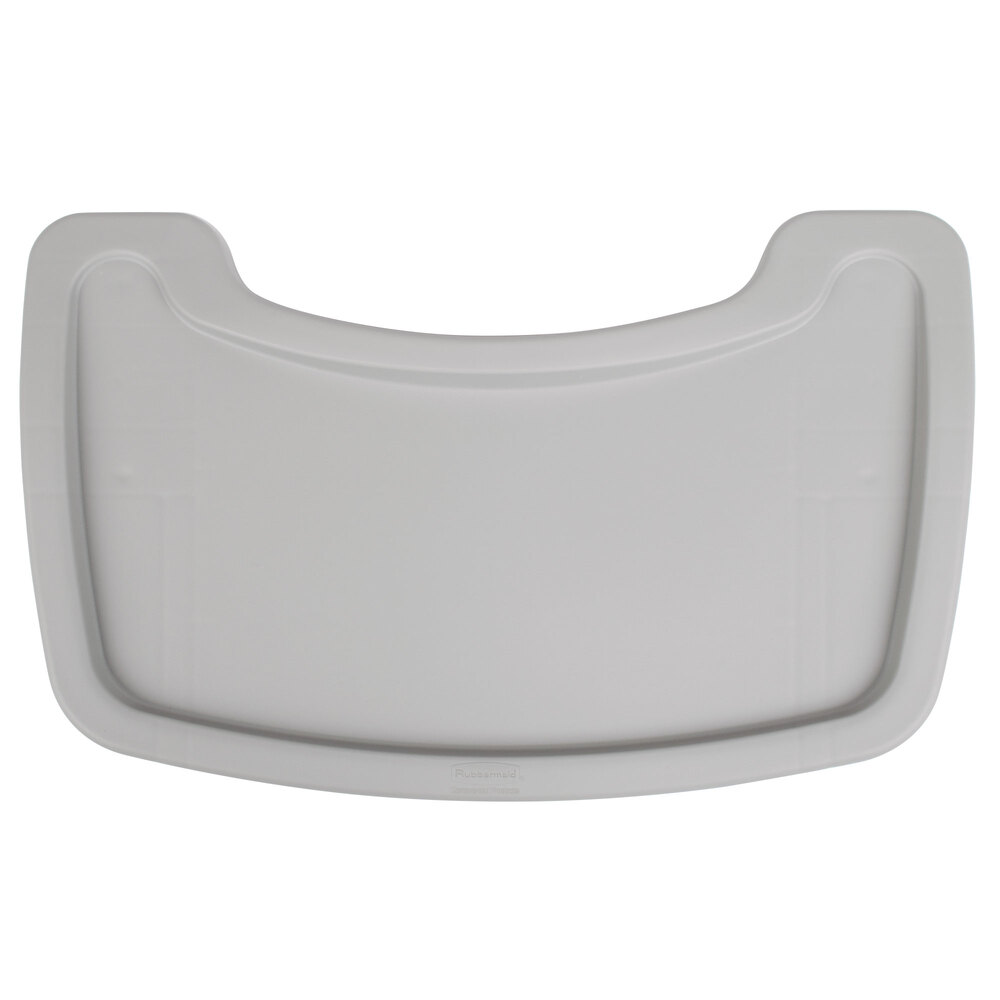Rubbermaid® FG781588PLAT Platinum Restaurant High Chair Tray