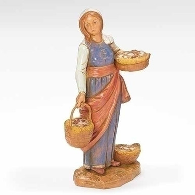 Roman Fontanini Dahlia the Villager, 5" Collection (59814)