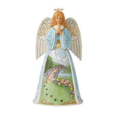 Enesco Jim Shore Heartwood Creek, Rainbow Bridge Angel (6008762)
