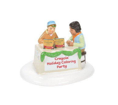 Department 56 Snow Village - Crayola Holiday Coloring Party (6009707)