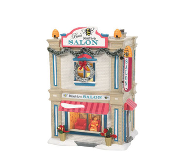 Department 56 Snow Village, Bea's Beehive Salon (6009714)
