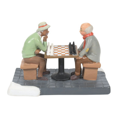 Department 56 Village Accessories, Perhaps The Queen's Gambit? (6009755)