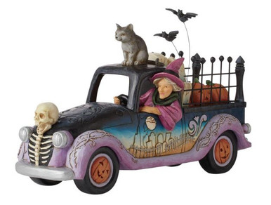 Enesco Jim Shore Heartwood Creek, Halloween Pickup Truck (6010674)
