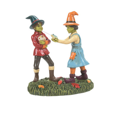 Department 56 Halloween Village, The Squirting Frog Trick (6011439)