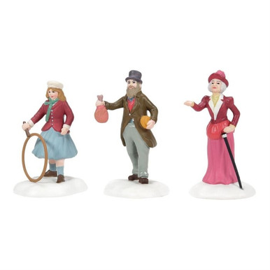 Department 56 Dickens Village, Friends and Neighbors - Set of 3 (6013423)