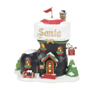 Department 56 North Pole Village, Santa's Boot Shop (6013444)