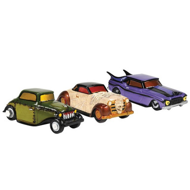 Department 56 Halloween Village Accessory, Creepy Cars - Set Of 3 (6013605)