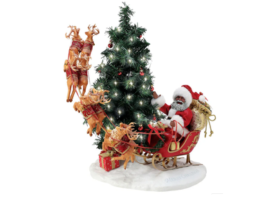 Enesco Possible Dreams Santa Figurine, Here Comes Santa Claus AA (6013921)